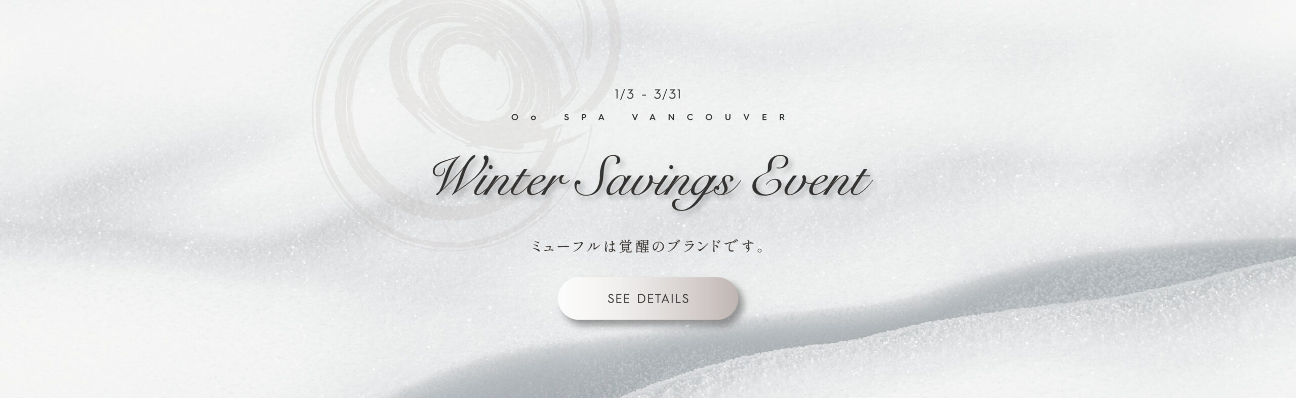 winter savings promotion